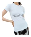 Jean Paul Gaultier Logo-lettering Cotton T-shirt In Blue