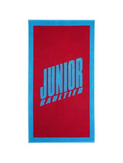 Jean Paul Gaultier Logo Towel In Red