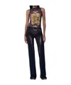Jean Paul Gaultier Printed Vest In Multi