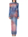 Jean Paul Gaultier Long Dress Stripe Air