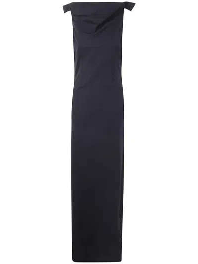 Jean Paul Gaultier Long Backless Dress With Belt On The Back Clothing