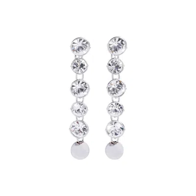 JEAN PAUL GAULTIER JEAN PAUL GAULTIER LONG DIAMOND EARRINGS