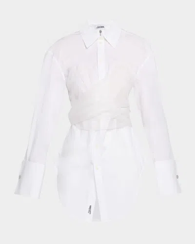 Jean Paul Gaultier Long Draped Shirt