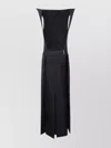 Jean Paul Gaultier Long Backless Dress With Belt On The Back By Jean P In Black