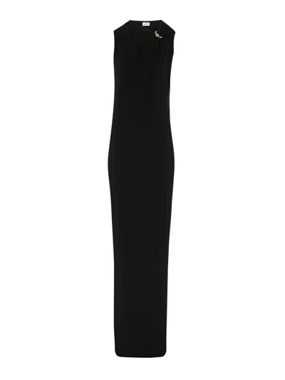 Jean Paul Gaultier Long Dress In Black