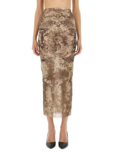 Jean Paul Gaultier Long "médaillon" Skirt