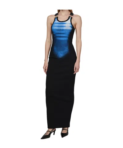JEAN PAUL GAULTIER LONG RIBBED DRESS