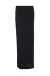 Jean Paul Gaultier Long Skirt In Black