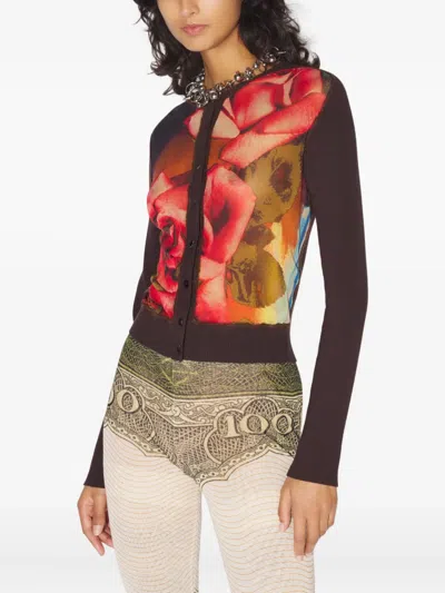 JEAN PAUL GAULTIER LONG-SLEEVE BUTTONED CARDIGAN