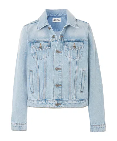 Jean Paul Gaultier Long Sleeve Denim Jacket In Blue