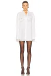 Shop Jean Paul Gaultier Long Sleeve Shirt In Black & White