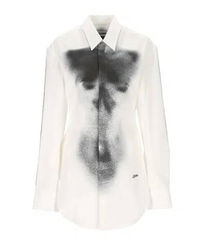 Jean Paul Gaultier Long Sleeve Shirt In White