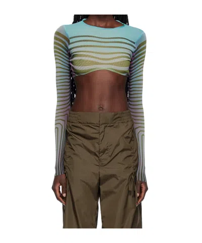 Jean Paul Gaultier Long Sleeve T-shirt In Multi