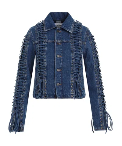 JEAN PAUL GAULTIER LONG-SLEEVED DENIM COAT