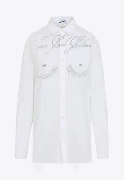 JEAN PAUL GAULTIER LONG-SLEEVED DOUBLE LAYER SHIRT