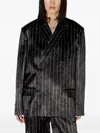 Jean Paul Gaultier Long-sleeved Jacket In Black