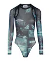 Jean Paul Gaultier Long-sleeved Jumpsuit In Gray