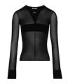Jean Paul Gaultier The Logo Knitted Jumper In Black
