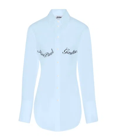 JEAN PAUL GAULTIER LOGO-PRINT SHIRT