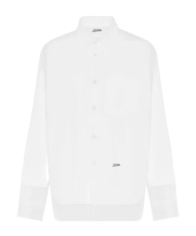 Jean Paul Gaultier Long-sleeved Shirt In White