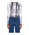Jean Paul Gaultier Long-sleeved T-shirt In Blue