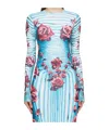Jean Paul Gaultier Long-sleeved T-shirt In Blue