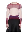 Jean Paul Gaultier Long-sleeved T-shirt In Pink