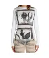 Jean Paul Gaultier Long-sleeved T-shirt In White