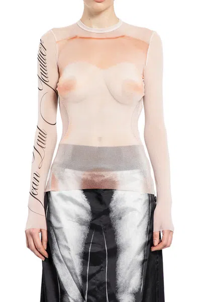 Jean Paul Gaultier Long Sleeves In Beige
