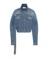 Jean Paul Gaultier Women Oversized Denim Jacket In Blue