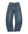 Jean Paul Gaultier Relaxed-fit Low-rise Jeans With Unique Side Zipper In Blue