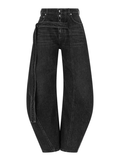 JEAN PAUL GAULTIER JEANS BOOT-CUT - NEGRO