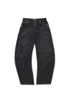 Jean Paul Gaultier Low Waist Strap Detail Jean Vintage Black In Black