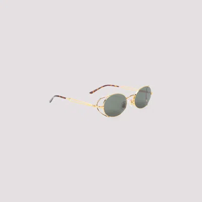 Jean Paul Gaultier Lunette Arceau Sunglasses In Gold
