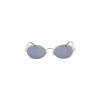 Jean Paul Gaultier Round Frame Sunglasses With Side Cut-out Detail In Gray