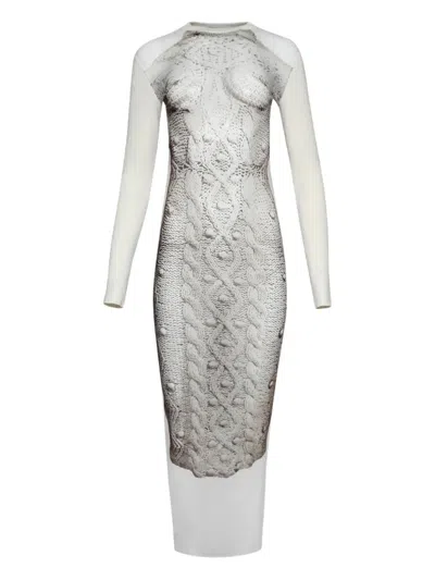 Jean Paul Gaultier Madonna-knit Mesh Dress
