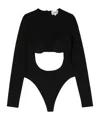 Jean Paul Gaultier Madonna Moulded-cup Bodysuit In Black