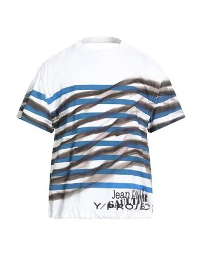 Jean Paul Gaultier Man T-shirt White Size M Cotton In Multi