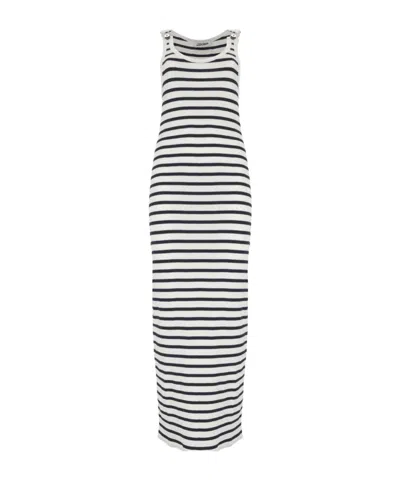 Jean Paul Gaultier Marinère Striped Maxi Dress