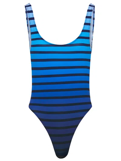 JEAN PAUL GAULTIER MARINIERE DEGRADE BODY WOMAN NAVY