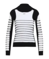 Jean Paul Gaultier Printed 'mariniere' Knit Pullover In White