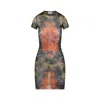 Jean Paul Gaultier Medallion Mesh Mini Dress