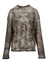 Jean Paul Gaultier Médaillon-print Long-sleeve T-shirt In Multi