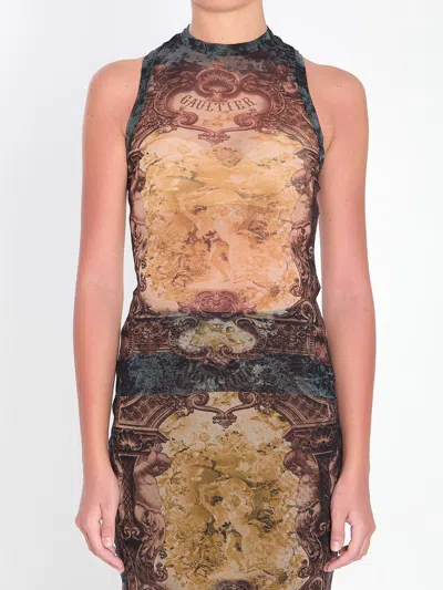 JEAN PAUL GAULTIER MÉDAILLON TANK TOP