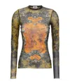 Jean Paul Gaultier Multicolor Mdaillon Top