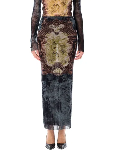 JEAN PAUL GAULTIER JEAN PAUL GAULTIER THE LONG MÉDAILLON SKIRT