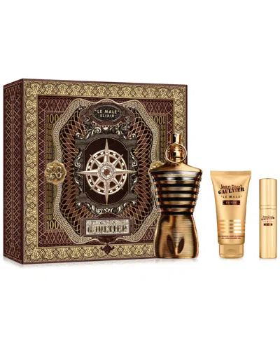 Jean Paul Gaultier Men's 3-pc. Le Male Elixir Parfum Gift Set In Brown