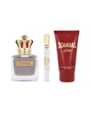 Jean Paul Gaultier Men's 3.4oz Scandal 3pc Set In Multi