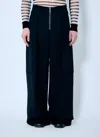 Jean Paul Gaultier Crepe Bonded Pants In Black