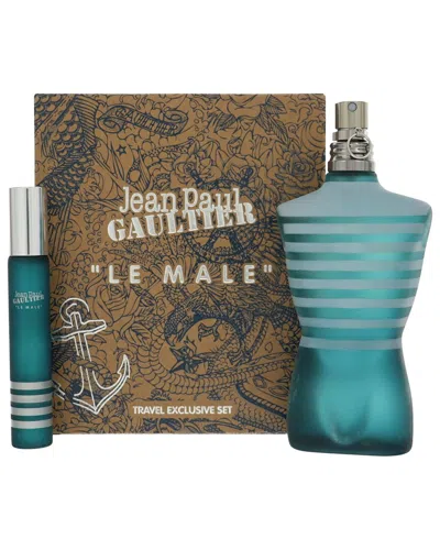 Jean Paul Gaultier Men's Edt Spray 2pc Gift Set In Blue